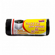 Пакеты для мусора Avikomp рулон 30 л 30 шт черные  5991 
