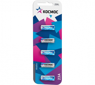 Элемент питания 23А 12V Alkaline 5BL для автосигнализации Космос  795131 