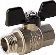 Кран шаровой 1/2' ВН ручка бабочка (SVB-0004-000015) STOUT SVB-0004-000015 
