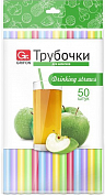 GRIFON Трубочки для напитков ЦВЕТНЫЕ 24 см 50 шт GRIFON 4607691051036 