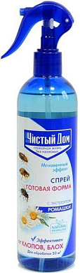 ЧИСТЫЙ ДОМ Спрей от клопов и блох 400 мл ЧИСТЫЙ ДОМ 4601826015474 