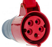 Розетка кабельная 16А 3Р+N+Е IР44 переносная 380В 215 IEK PSR22-016-5 