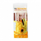 МИСТЕРИЯ Перчатки хозяйстенные латексные CLEAR HOUSE размер L  4605033430990 