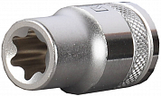 Торцовая головка KRAFTOOL "INDUSTRIE QUALITAT", Cr-V, внешний TORX, хромосатинированная, 1/2", Е 14 KRAFTOOL 27810-14 
