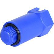 Пробка напорная Н 1/2' удлиненная пластиковая синяя (SFA-0035-100012) STOUT SFA-0035-100012 