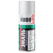 Краска аэрозоль белая KUDO 520мл. РОССИЯ KUDO-бел 