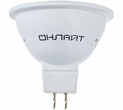 Лампа светодиодная LED 7вт 230в GU5.3 белый ОНЛАЙТ (71641 ОLL-MR16) ОНЛАЙТ 71641 ОLL-MR16 