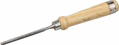 Стамеска-долото ЗУБР "ЭКСПЕРТ" полукруглая с деревянной ручкой, хромованадиевая сталь, 8мм от компании ПРОМАГ