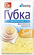 GRIFON Губка целлюлозная с мягким абразивом Soft GRIFON 4607699000043 