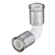 Угольник пресс 90 град 32х32 ПВДФ белый (1PKW-3232) Henco 1PKW-3232 