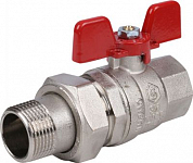 Кран шаровой со сгоном 3/4' ВН ручка бабочка (EPDM) (SVB-1007-000020) STOUT SVB-1007-000020 